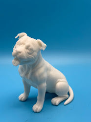 Gini Art Staffordshire Bull Terrier Dog Figurine 3D Printed Resin Statue Gift