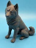 Gini Art Siberian Husky Dog Figurine 3D Printed Resin Statue Dog Lovers Gift