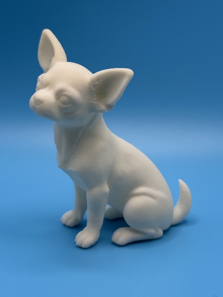 Gini Art Chihuahua Dog Figurine 3D Printed Resin Statue Dog Lovers Gift