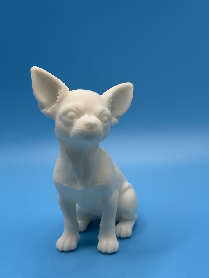 Gini Art Chihuahua Dog Figurine 3D Printed Resin Statue Dog Lovers Gift
