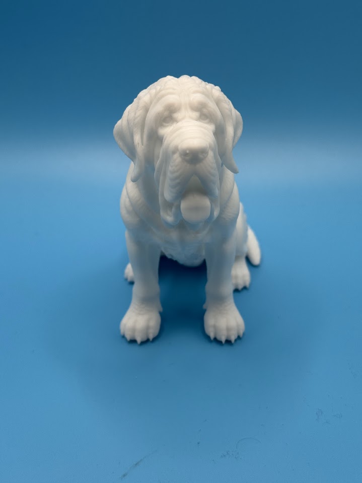 Gini Art English Mastiff Dog Figurine 3D Printed Resin Statue Dog Lovers Gift