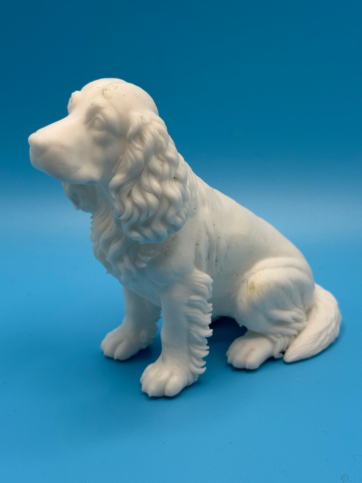 Gini Art Classic Cocker Spaniel Dog Figurine 3D Printed Resin Statue Gift