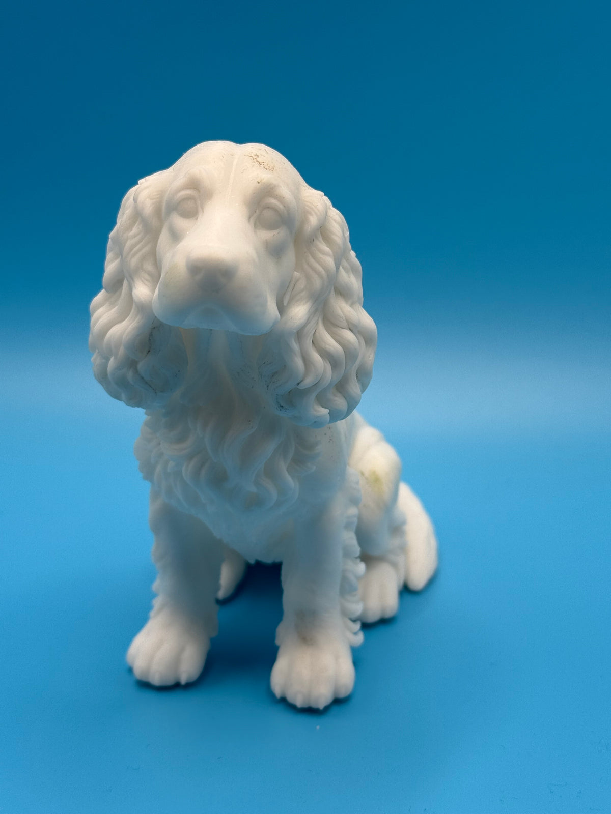 Gini Art Classic Cocker Spaniel Dog Figurine 3D Printed Resin Statue Gift